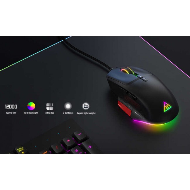Eksa EM600 Kablolu 12 Modlu RGB Işıklı Oyuncu Mouse 12000 DPI Eksa EM600 Kablolu 12 Modlu RGB Işıklı Oyuncu Mouse 12000 DPI