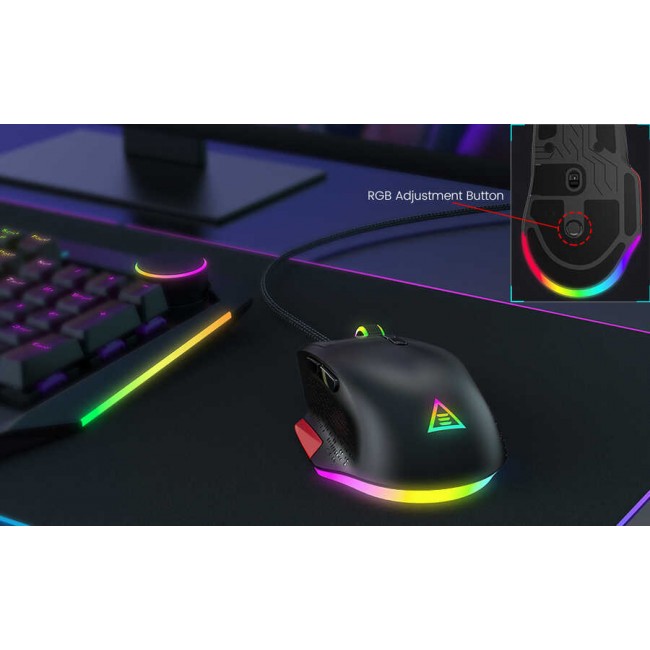 Eksa EM600 Kablolu 12 Modlu RGB Işıklı Oyuncu Mouse 12000 DPI Eksa EM600 Kablolu 12 Modlu RGB Işıklı Oyuncu Mouse 12000 DPI