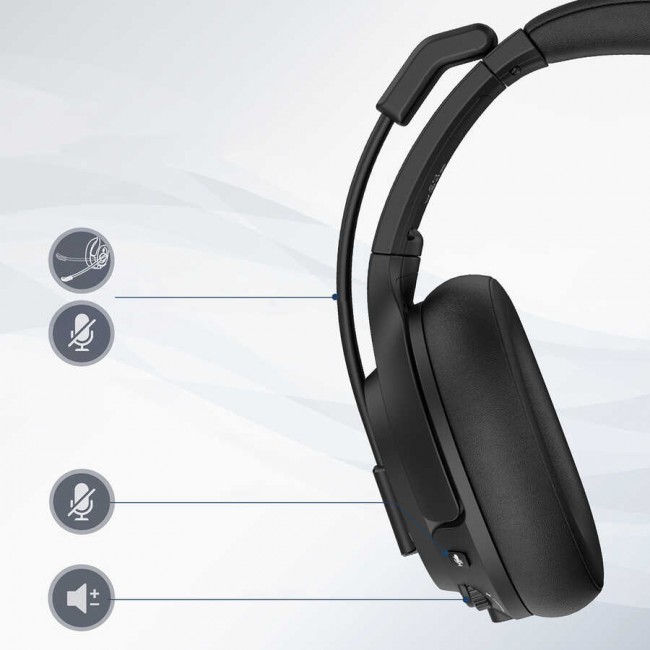 Eksa H2 Mikrofonlu Ayarlanabilir Başlıklı Kulak Üstü Gürültü Önleyici Bluetooth Kulaklık Eksa H2 Mikrofonlu Ayarlanabilir Başlıklı Kulak Üstü Gürültü Önleyici Bluetooth Kulaklık