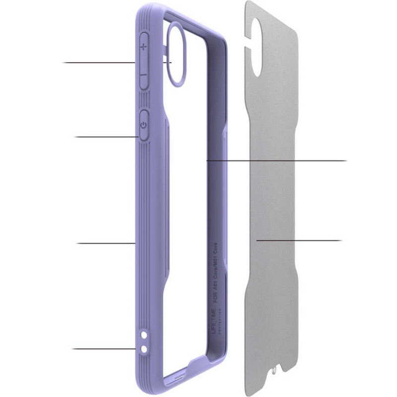 Bal-z Galaxy A01 Core Kılıf  Parfe Kapak