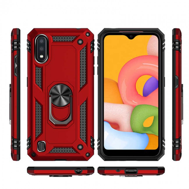 Galaxy A01 Kılıf Zore Vega Kapak Galaxy A01 Kılıf Zore Vega Kapak