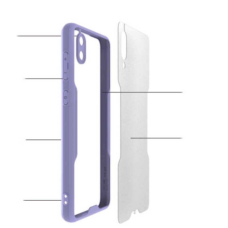 Bal-z Galaxy A02 Kılıf  Parfe Kapak