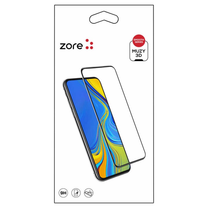 Galaxy A02 Zore 3D Muzy Temperli Cam Ekran Koruyucu