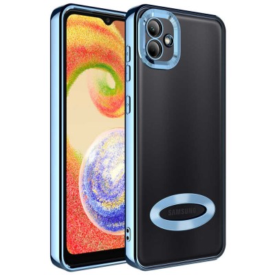 Bal-z Galaxy A03 Kılıf Kamera Korumalı Logo Gösteren  Omega Kapak