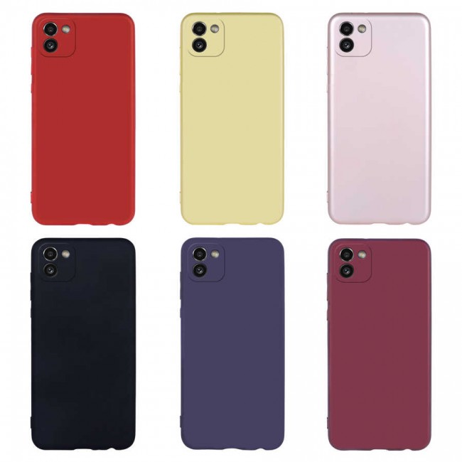 Galaxy A03 Kılıf Zore Premier Silikon Kapak Galaxy A03 Kılıf Zore Premier Silikon Kapak