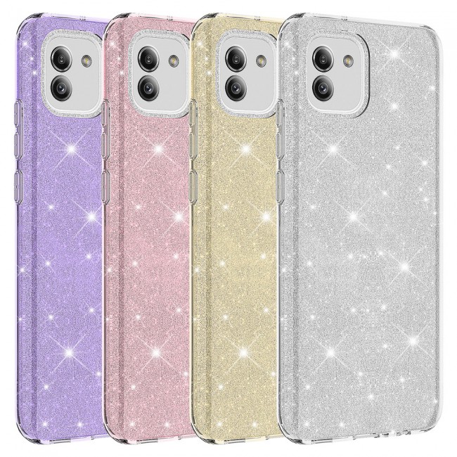 Galaxy A03 Kılıf Zore Shining Silikon Galaxy A03 Kılıf Zore Shining Silikon