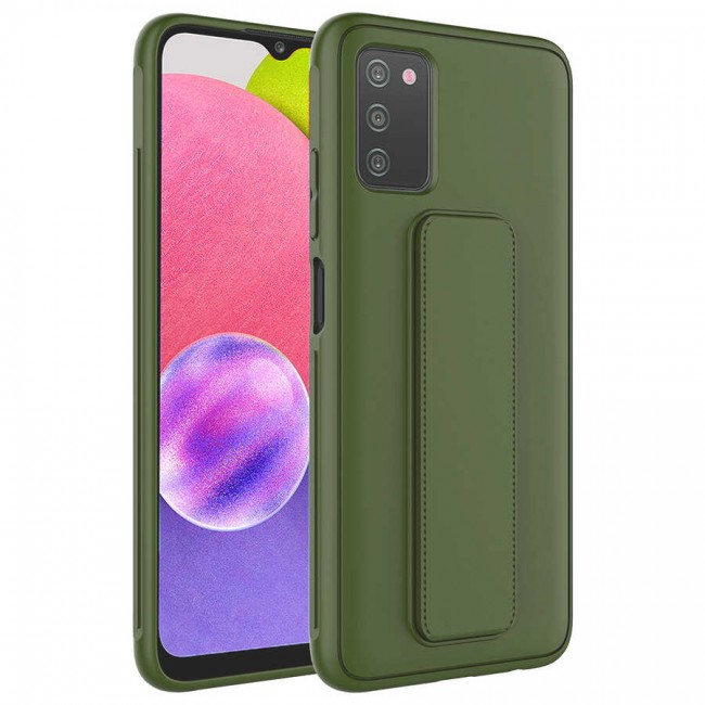 Galaxy A03S Kılıf Zore Qstand Kapak Galaxy A03S Kılıf Zore Qstand Kapak