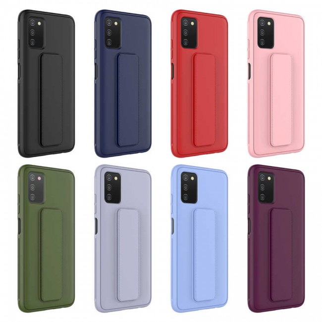 Galaxy A03S Kılıf Zore Qstand Kapak Galaxy A03S Kılıf Zore Qstand Kapak