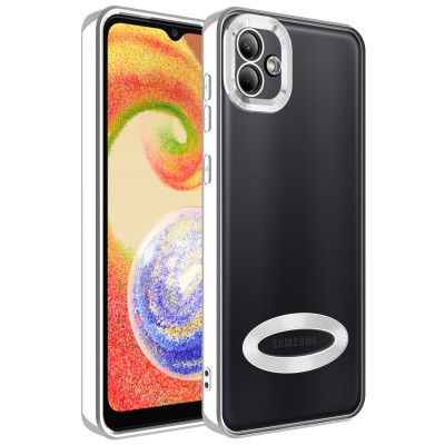 Bal-z Galaxy A04 Kılıf Kamera Korumalı Logo Gösteren  Omega Kapak