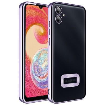 Bal-z Galaxy A04E Kılıf Kamera Korumalı Logo Gösteren  Omega Kapak