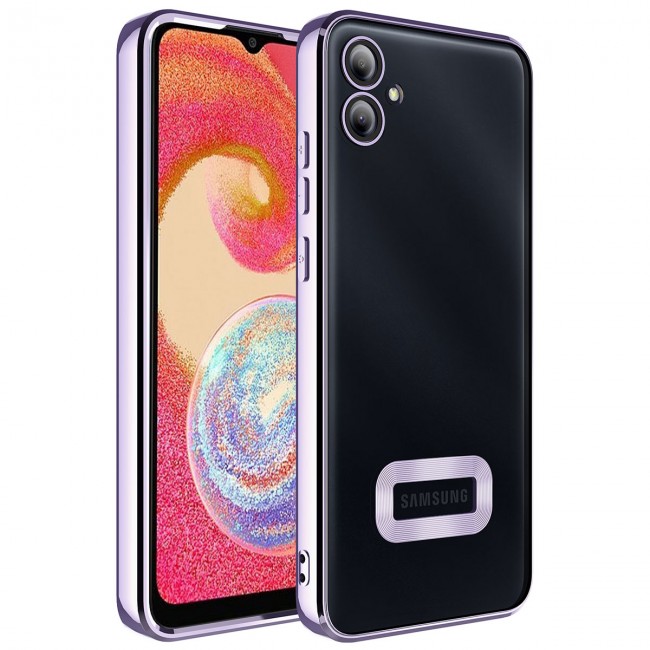 Galaxy A04E Kılıf Kamera Korumalı Logo Gösteren Zore Omega Kapak Galaxy A04E Kılıf Kamera Korumalı Logo Gösteren Zore Omega Kapak