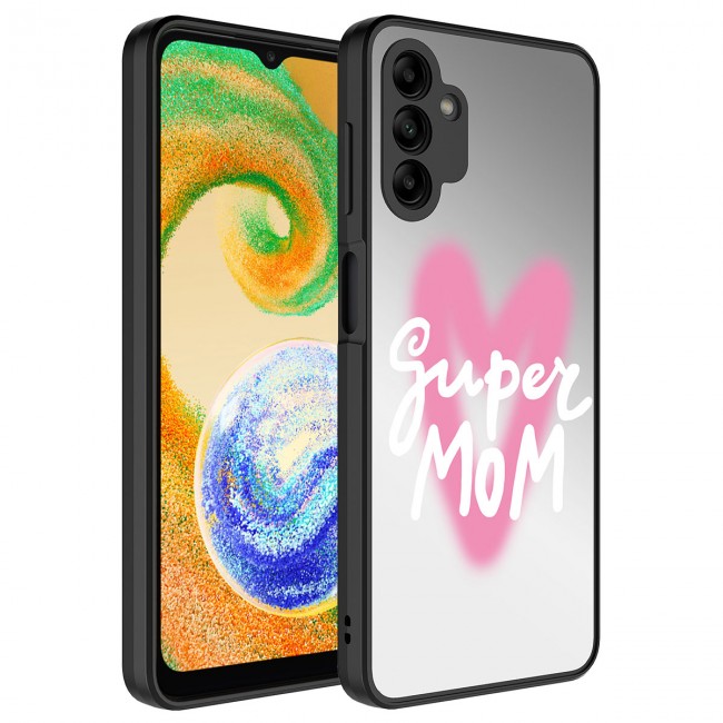 Galaxy A04S Kılıf Aynalı Desenli Kamera Korumalı Parlak Zore Mirror Kapak Galaxy A04S Kılıf Aynalı Desenli Kamera Korumalı Parlak Zore Mirror Kapak