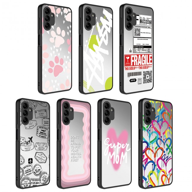 Galaxy A04S Kılıf Aynalı Desenli Kamera Korumalı Parlak Zore Mirror Kapak Galaxy A04S Kılıf Aynalı Desenli Kamera Korumalı Parlak Zore Mirror Kapak