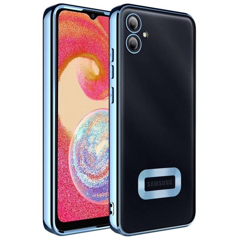Bal-z Galaxy A05 Kılıf Kamera Korumalı Logo Gösteren  Omega Kapak