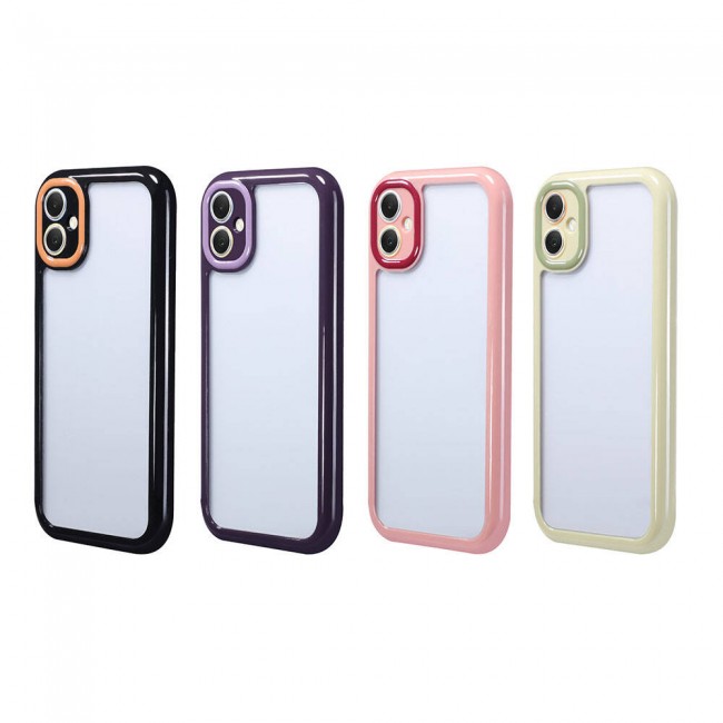 Galaxy A05 Kılıf Kamera Korumalı Renkli Kenar ve Çerçeve Tasarımlı Zore Vitamin Kapak Galaxy A05 Kılıf Kamera Korumalı Renkli Kenar ve Çerçeve Tasarımlı Zore Vitamin Kapak