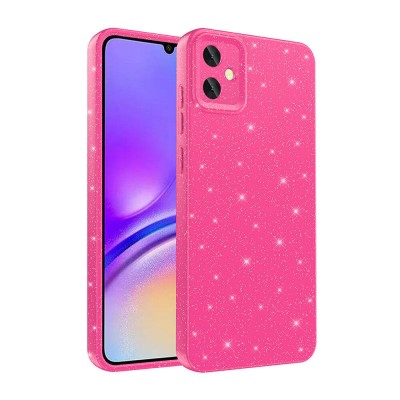 Bal-z Galaxy A05 Kılıf Kamera Korumalı Simli Lüks  Koton Kapak