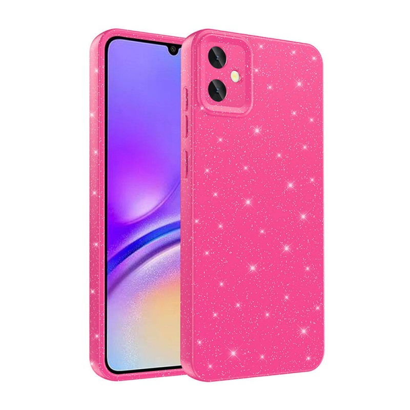 Bal-z Galaxy A05 Kılıf Kamera Korumalı Simli Lüks  Koton Kapak