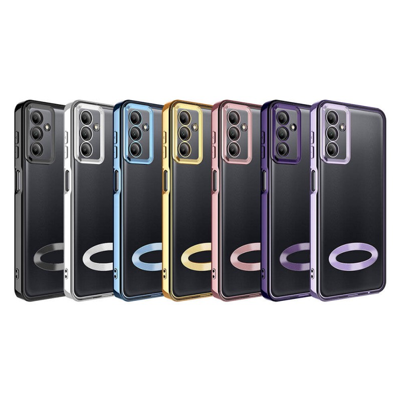 Bal-z Galaxy A05S Kılıf Kamera Korumalı Logo Gösteren  Omega Kapak