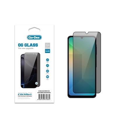 Bal-z Galaxy A06 Go Des OG Glass Privacy Antistatik Temperli Cam Ekran Koruyucu