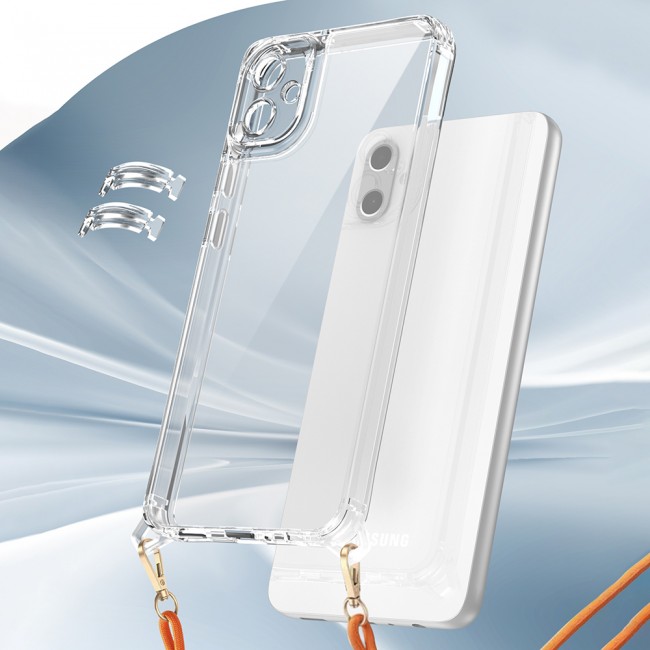 Galaxy A06 Kılıf Airbagli Takılabilir Askı Aparatlı Zore Snap Silikon Kapak Galaxy A06 Kılıf Airbagli Takılabilir Askı Aparatlı Zore Snap Silikon Kapak