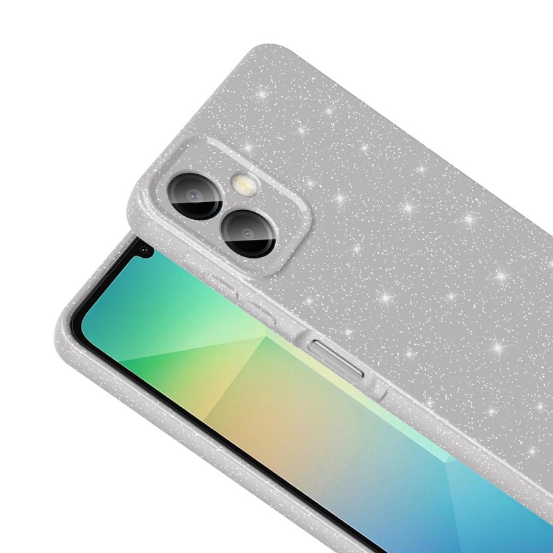 Bal-z Galaxy A06 Kılıf Kamera Korumalı Simli Lüks Zore Koton Kapak