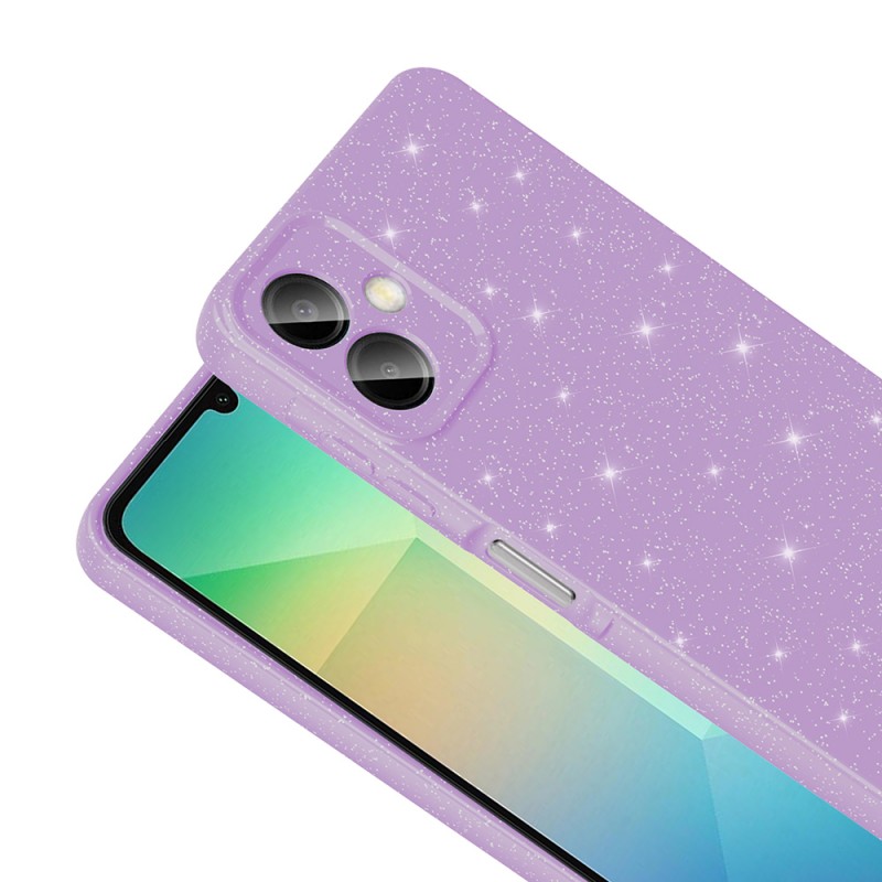 Bal-z Galaxy A06 Kılıf Kamera Korumalı Simli Lüks Zore Koton Kapak