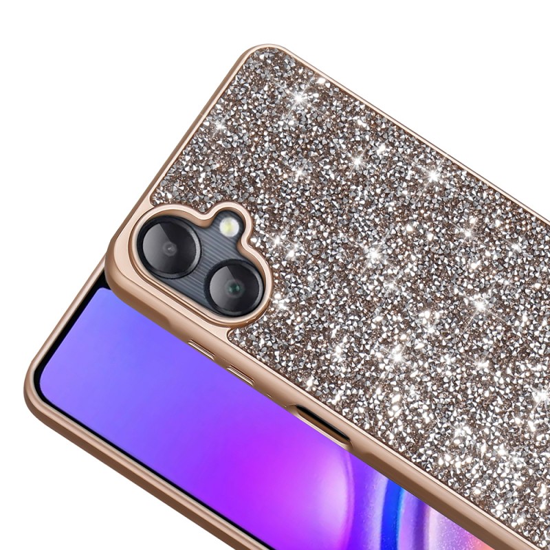 Bal-z Galaxy A06 Kılıf Parlak Taşlı Tasarım Zore Pırlanta Kapak