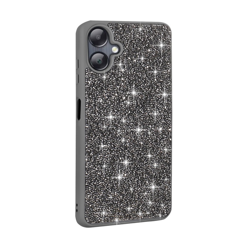 Bal-z Galaxy A06 Kılıf Parlak Taşlı Tasarım Zore Pırlanta Kapak