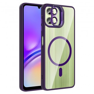 Galaxy A06 Kılıf Standlı ve Kamera Lens Hediyeli M-Safe Şarj Özellikli Zore Etro Kapak Galaxy A06 Kılıf Standlı ve Kamera Lens Hediyeli M-Safe Şarj Özellikli Zore Etro Kapak