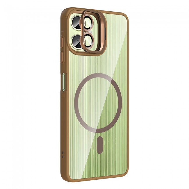 Galaxy A06 Kılıf Standlı ve Kamera Lens Hediyeli M-Safe Şarj Özellikli Zore Etro Kapak Galaxy A06 Kılıf Standlı ve Kamera Lens Hediyeli M-Safe Şarj Özellikli Zore Etro Kapak