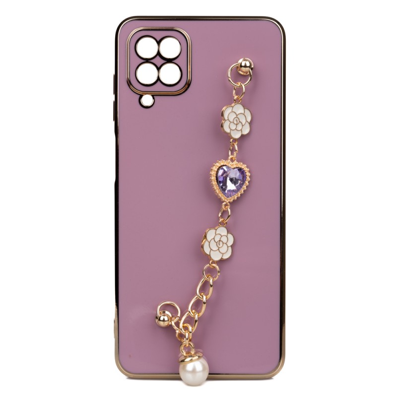 Bal-z Galaxy A12 Kılıf El Tutamaçlı Kamera Korumalı  Taka Silikon Kapak