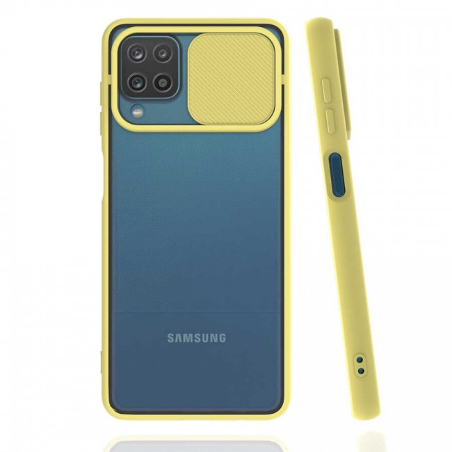 Galaxy A12 Kılıf Zore Lensi Kapak Galaxy A12 Kılıf Zore Lensi Kapak
