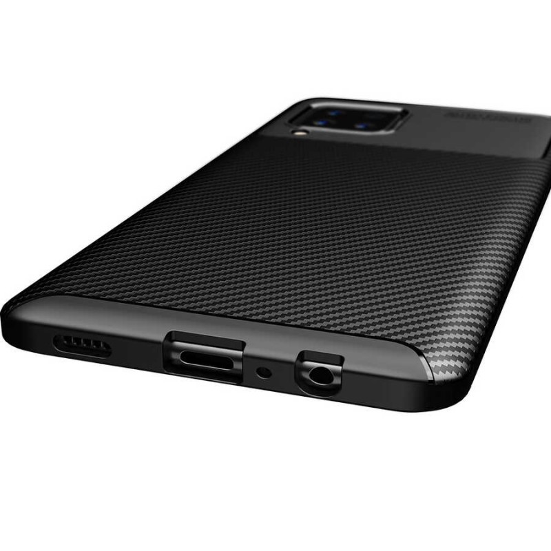 Bal-z Galaxy A12 Kılıf  Negro Silikon Kapak
