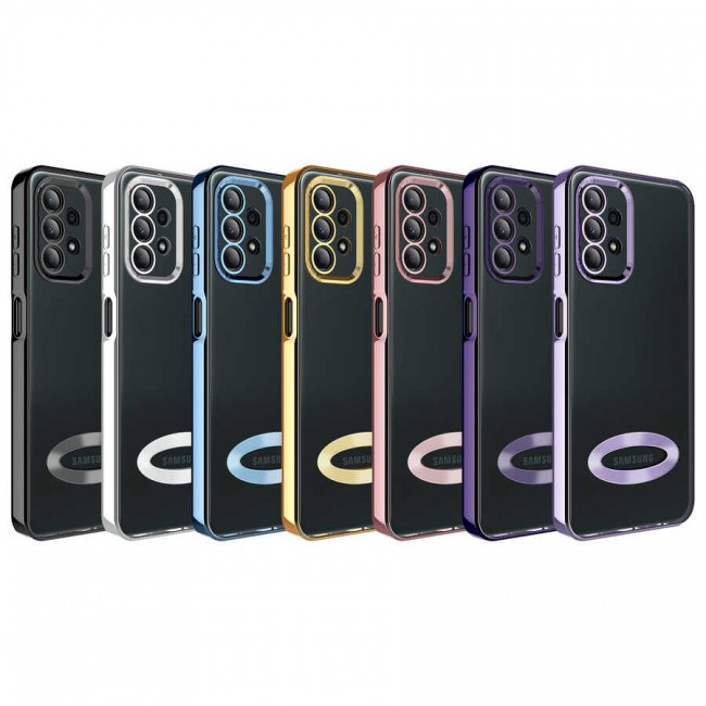 Galaxy A13 4G Kılıf Kamera Korumalı Logo Gösteren Zore Omega Kapak Galaxy A13 4G Kılıf Kamera Korumalı Logo Gösteren Zore Omega Kapak