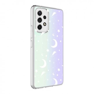 Galaxy A13 4G Kılıf Zore M-Blue Desenli Kapak Galaxy A13 4G Kılıf Zore M-Blue Desenli Kapak