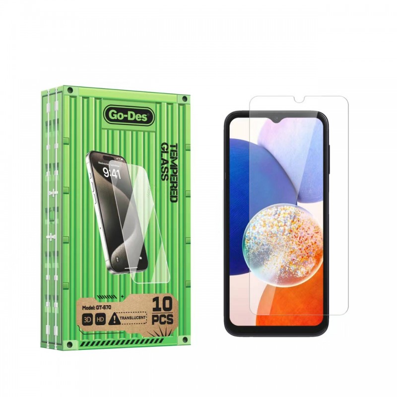 Bal-z Galaxy A14 5G Go Des Parmak İzi Bırakmayan 9H Oleofobik Bom Glass Ekran Koruyucu