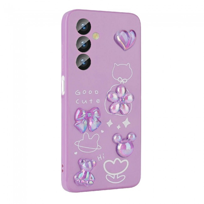 Galaxy A14 5G Kılıf Kabartma Figürlü Parlak Zore Toys Silikon Kapak Galaxy A14 5G Kılıf Kabartma Figürlü Parlak Zore Toys Silikon Kapak