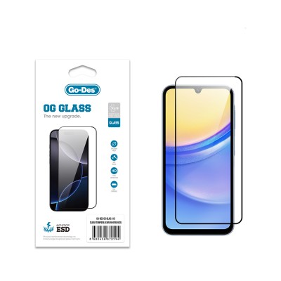 Bal-z Galaxy A15 Go Des OG Glass Antistatik Temperli Cam Ekran Koruyucu