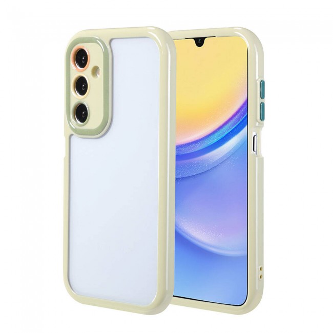 Galaxy A15 Kılıf Kamera Korumalı Renkli Kenar ve Çerçeve Tasarımlı Zore Vitamin Kapak Galaxy A15 Kılıf Kamera Korumalı Renkli Kenar ve Çerçeve Tasarımlı Zore Vitamin Kapak