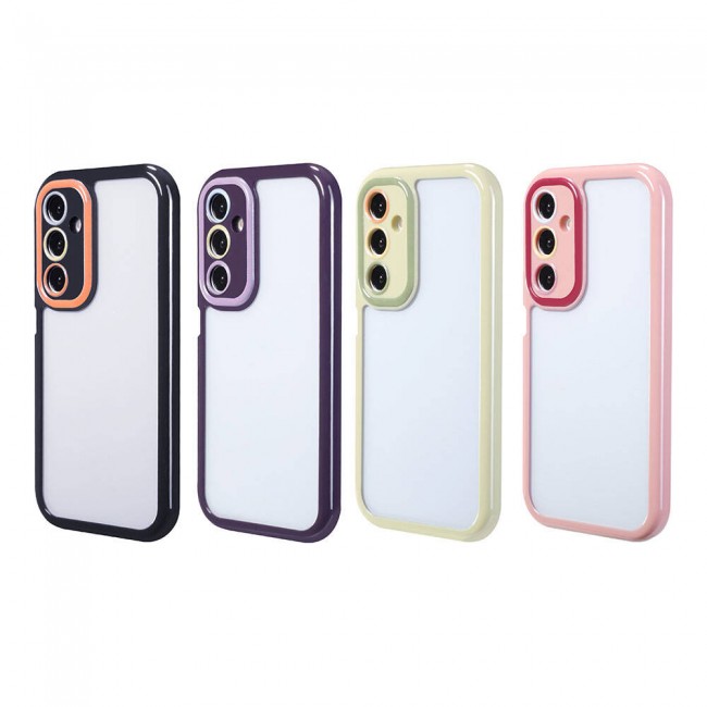 Galaxy A15 Kılıf Kamera Korumalı Renkli Kenar ve Çerçeve Tasarımlı Zore Vitamin Kapak Galaxy A15 Kılıf Kamera Korumalı Renkli Kenar ve Çerçeve Tasarımlı Zore Vitamin Kapak