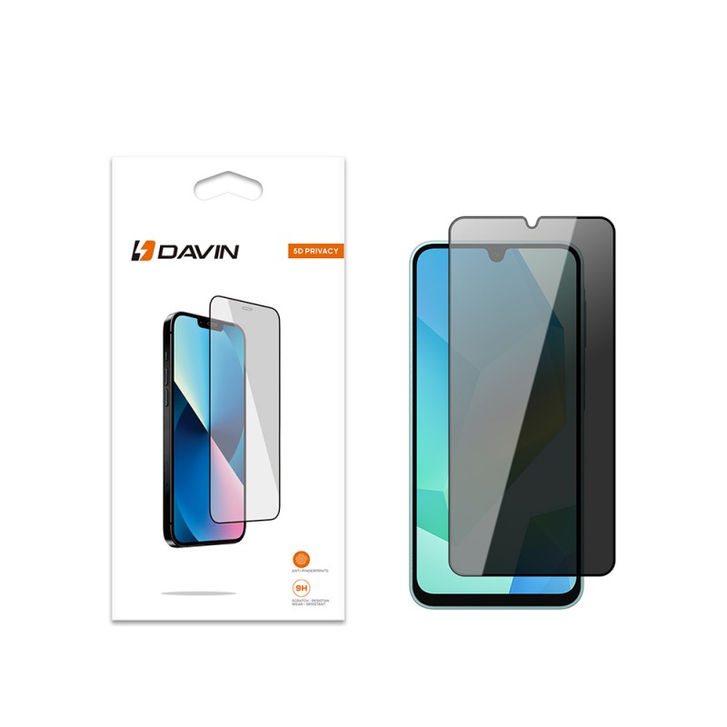 Bal-z Galaxy A16 Davin 5D Privacy Cam Ekran Koruyucu
