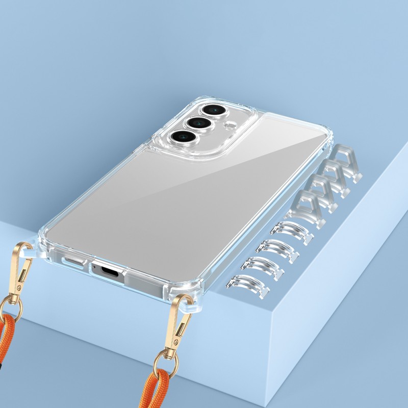 Bal-z Galaxy A16 Kılıf Airbagli Takılabilir Askı Aparatlı Zore Snap Silikon Kapak