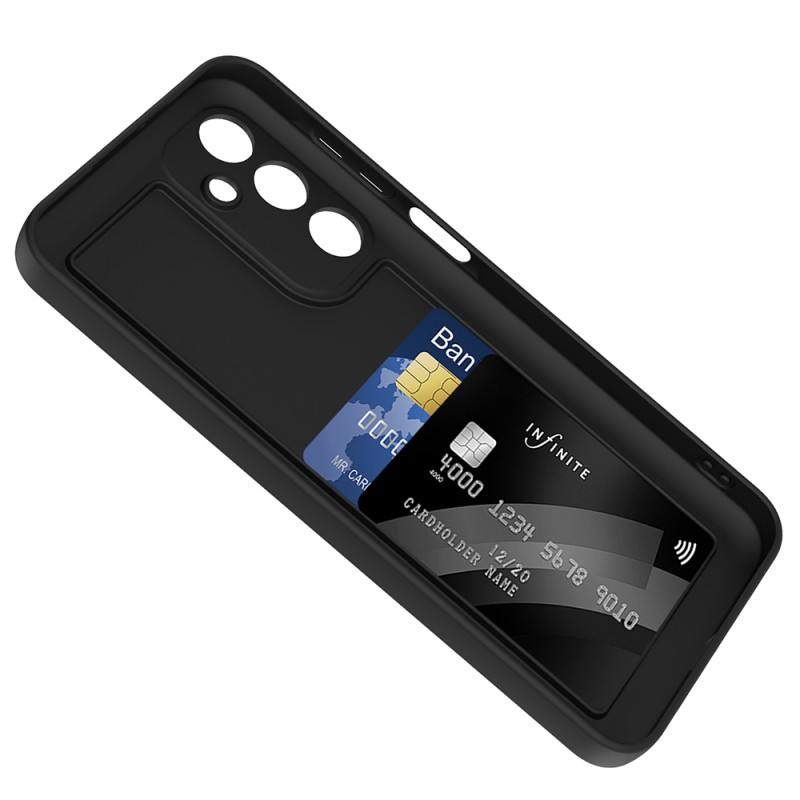 Bal-z Galaxy A16 Kılıf Kamera Korumalı Kartlık Hazneli Zore Vitra Kapak