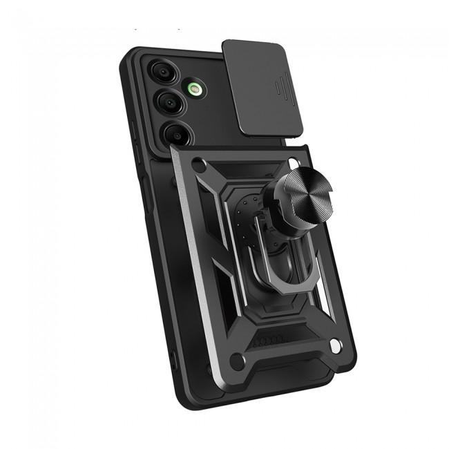 Galaxy A16 Kılıf Magnetik Standlı Kamera Korumalı Zore Sürgülü Vega Kapak Galaxy A16 Kılıf Magnetik Standlı Kamera Korumalı Zore Sürgülü Vega Kapak