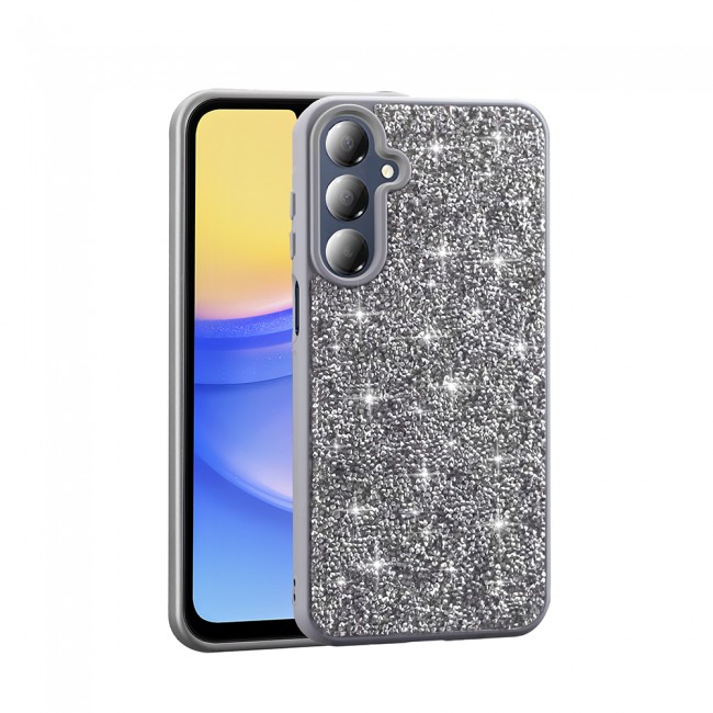 Galaxy A16 Kılıf Parlak Taşlı Tasarım Zore Pırlanta Kapak