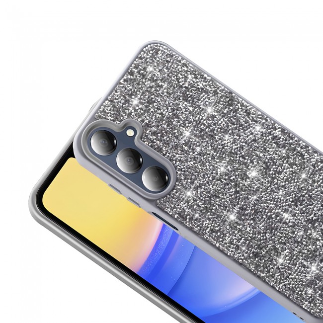 Galaxy A16 Kılıf Parlak Taşlı Tasarım Zore Pırlanta Kapak