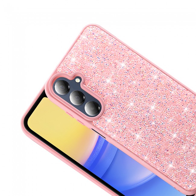 Galaxy A16 Kılıf Parlak Taşlı Tasarım Zore Pırlanta Kapak