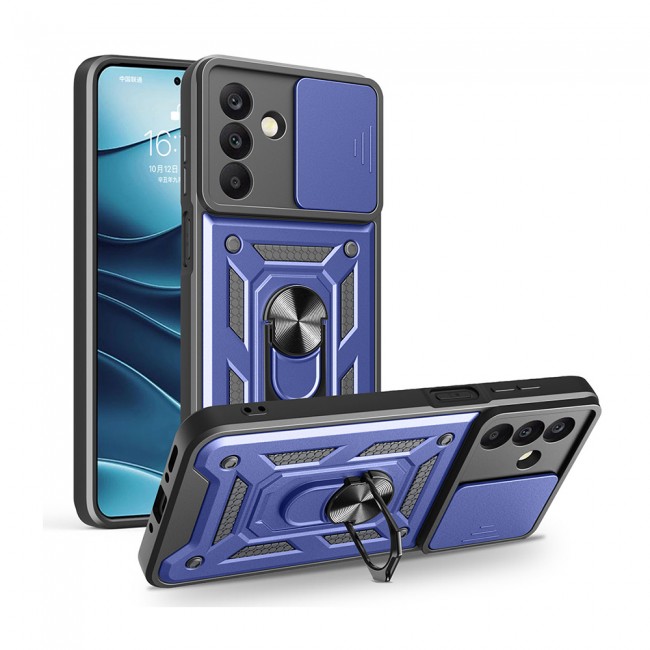 Galaxy A17 Kılıf Magnetik Standlı Kamera Korumalı Zore Sürgülü Vega Kapak Galaxy A17 Kılıf Magnetik Standlı Kamera Korumalı Zore Sürgülü Vega Kapak