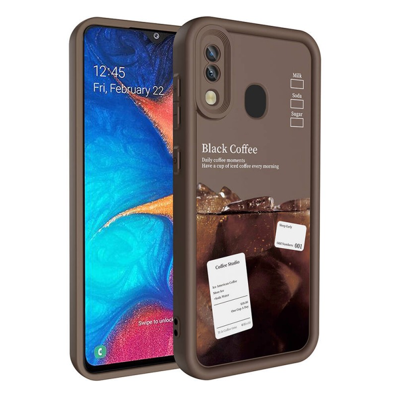 Bal-z Galaxy A20 Kılıf Kamera Korumalı Baskılı Arka Yüzey  Klas Kapak
