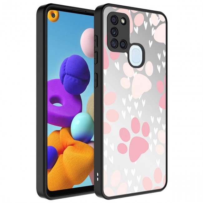 Galaxy A21S Kılıf Aynalı Desenli Kamera Korumalı Parlak Zore Mirror Kapak Galaxy A21S Kılıf Aynalı Desenli Kamera Korumalı Parlak Zore Mirror Kapak